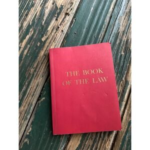 The Book of the Law Liber AL vel Legis Aleister Crowley Weiser Books Occult Red